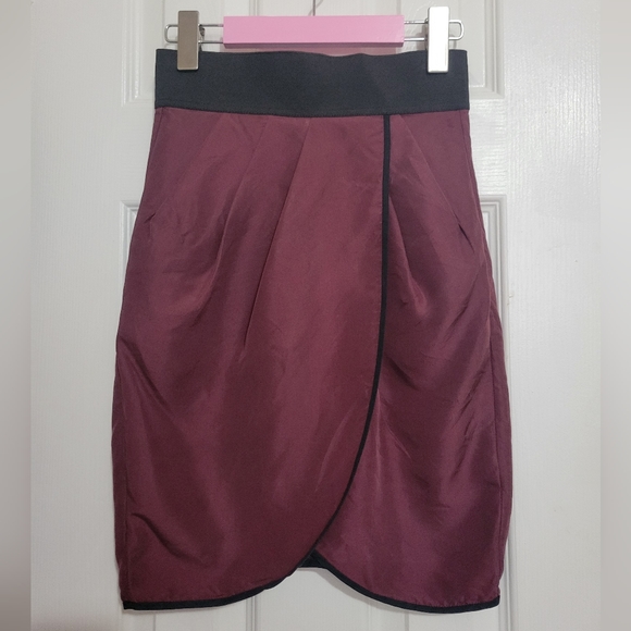 Wilfred Silk Tulip Skirt with Pockets - Picture 1 of 5